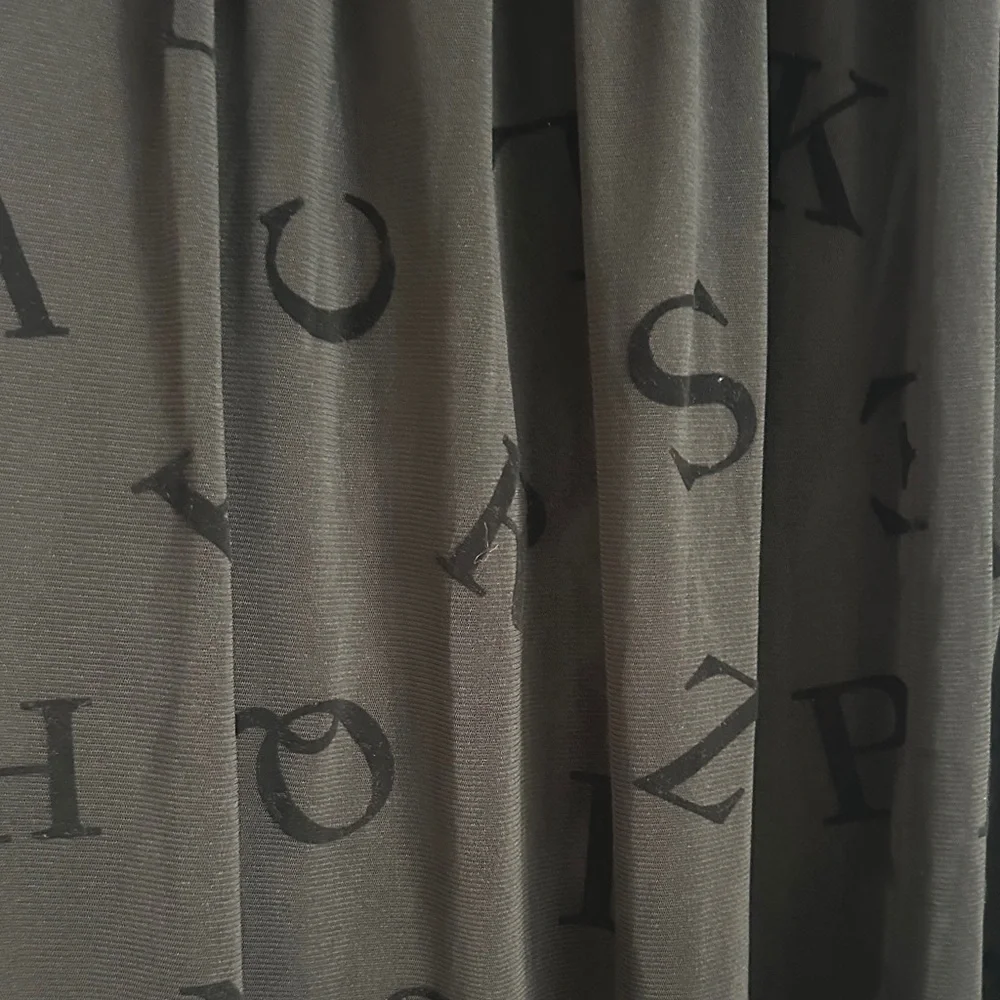 If She Loves Chic Black Letter Print Maxi Skirt - Picture 4 of 6